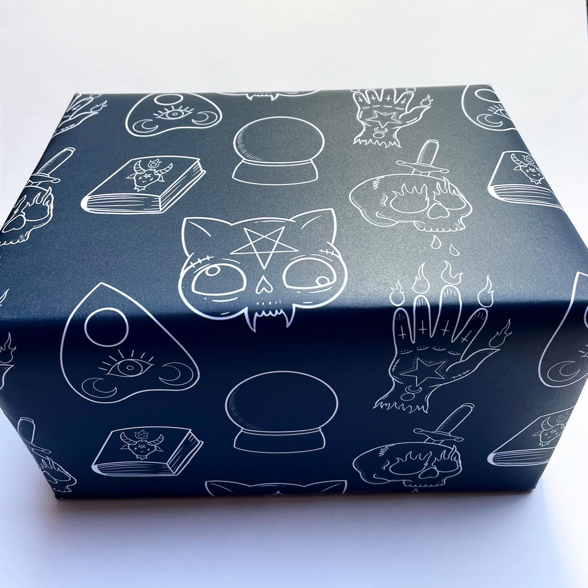 Gothic Occult Wrapping Paper (50x70cm Sheet) Never Stay Dead
