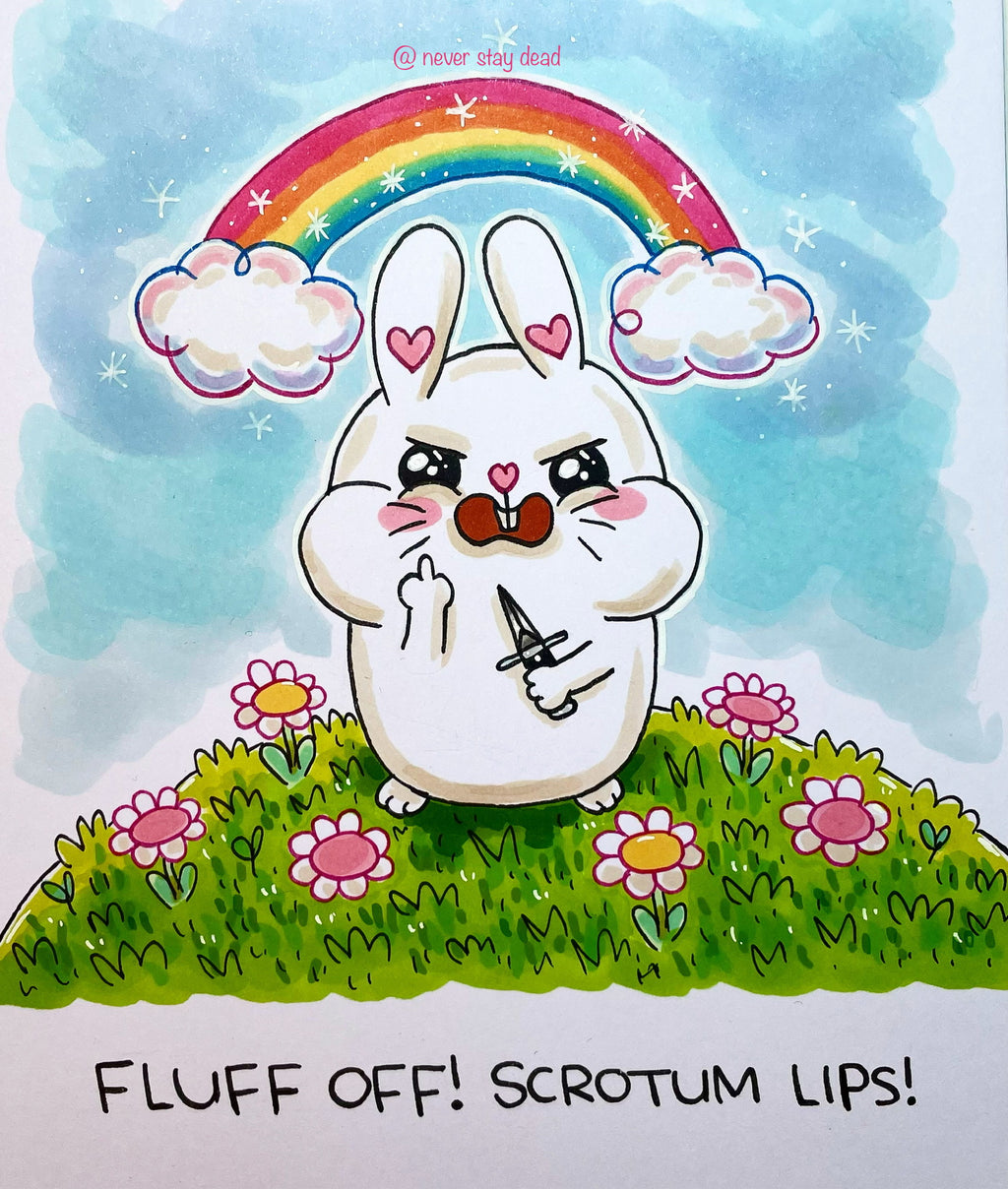 Mini Original ‘Bad Bunny’ Drawing (A5)