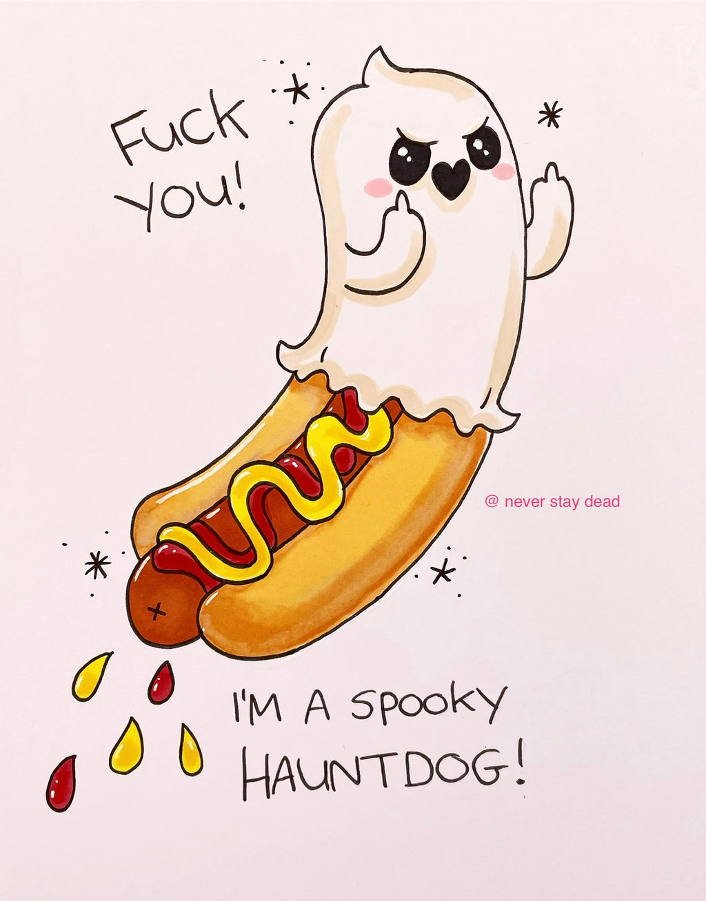 Mini Original ‘Hauntdog’ Drawing (A5)