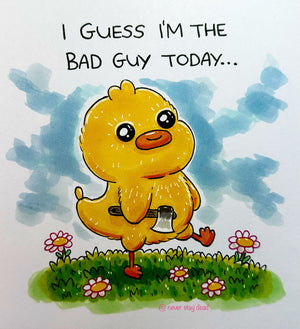 Mini Original ‘Bad Duck’ Doodle (A5)