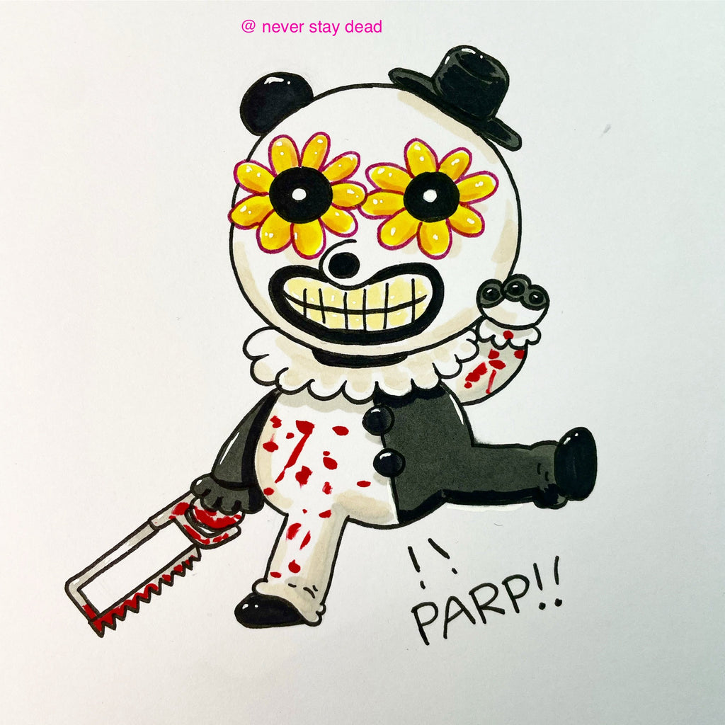 Mini Original ‘Parp The Clown’ Drawing (A5)