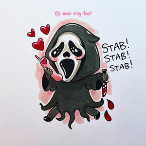 Mini Original ‘Ghostyface’ Doodle (A5)