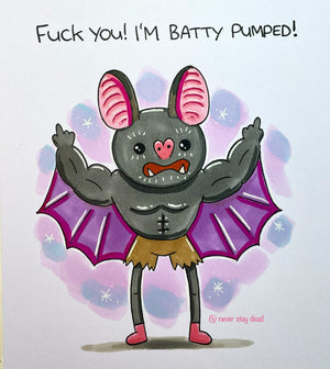 Mini Original ‘Bat Beast’ Drawing (A5)