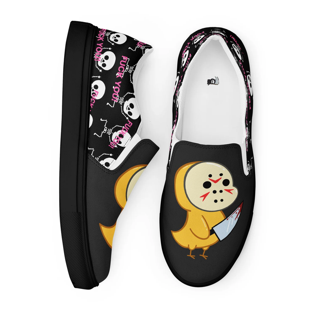 Slasher Duck slip-on canvas shoes