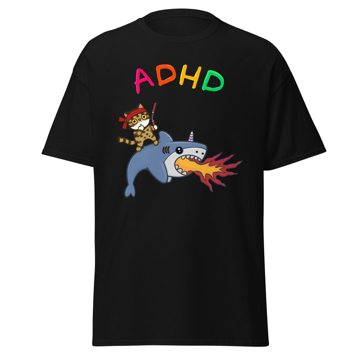 'ADHD' Unisex Tee – Never Stay Dead