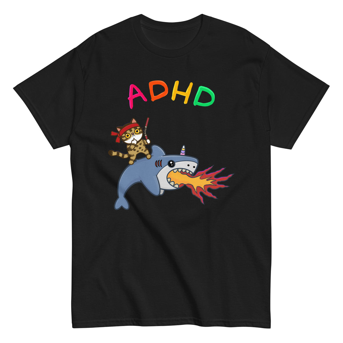 'ADHD' Unisex Tee – Never Stay Dead