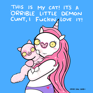 ‘This Is My Cat’ Print (8x8)