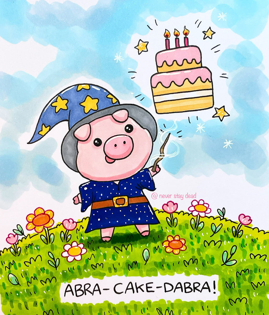 Mini Original ‘Abra-Cake-Dabra’ Drawing