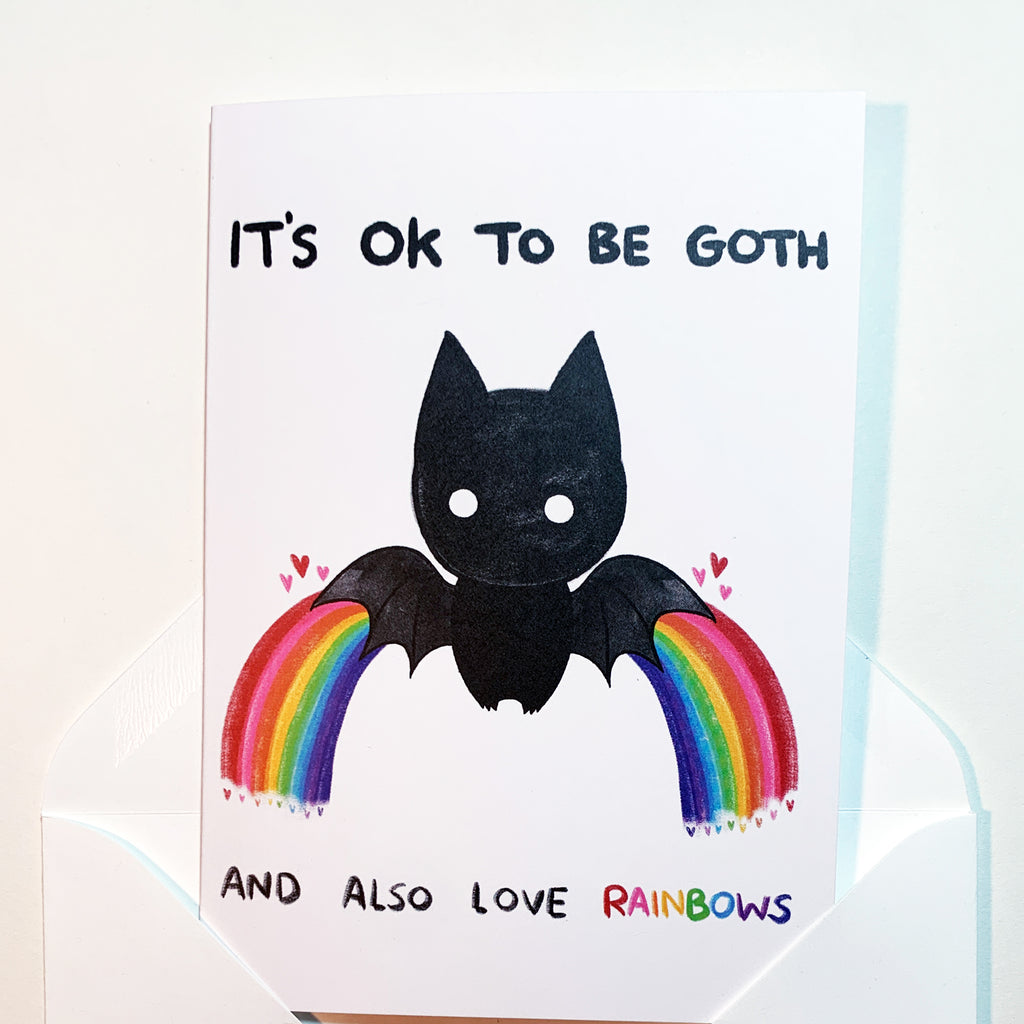 ‘It’s OK To Be Goth...’ Card