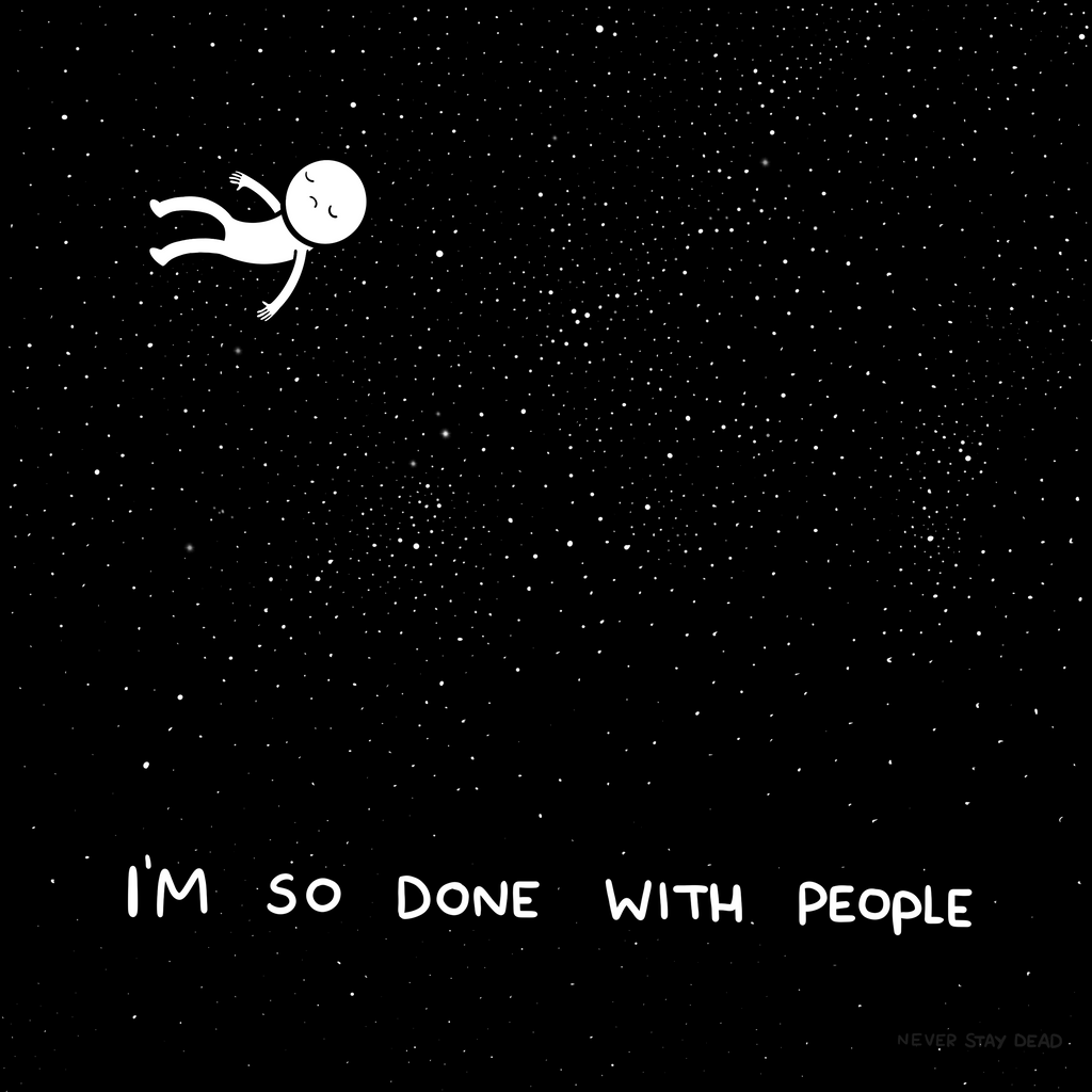 I’m So Done Print (8x8)