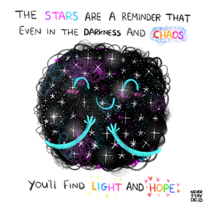 ‘The Stars Are A Reminder’ Print (8x8)
