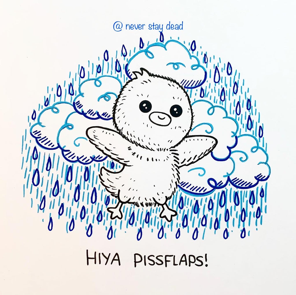 Mini Original ‘Hiya...’ Doodle (A5)