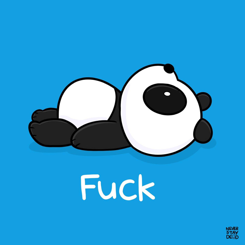‘F… Panda’ Print (8x8)
