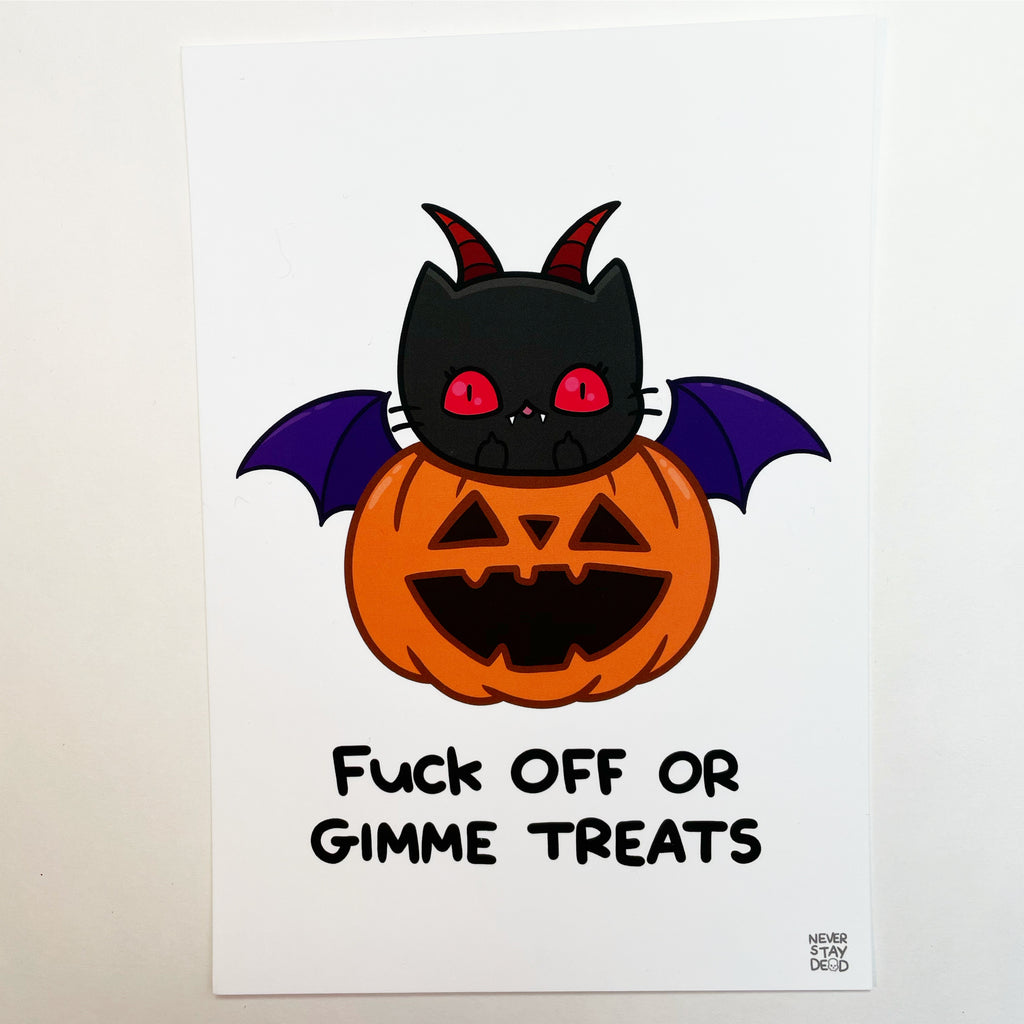 Gimme Treats Limited Edition Art Card (A5) Signed & Numbered