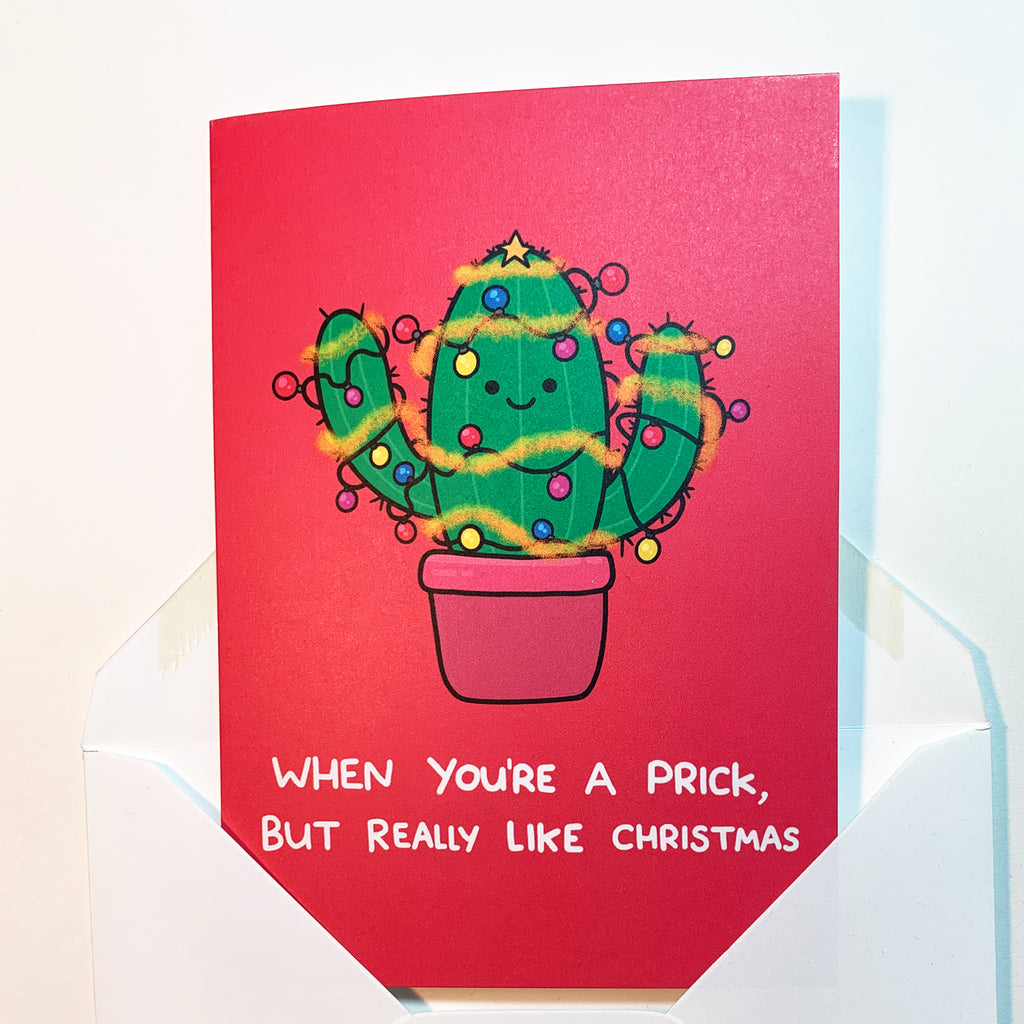 Christmas Cactus Card