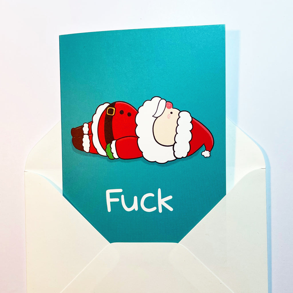 ‘F#%!’ Santa Card