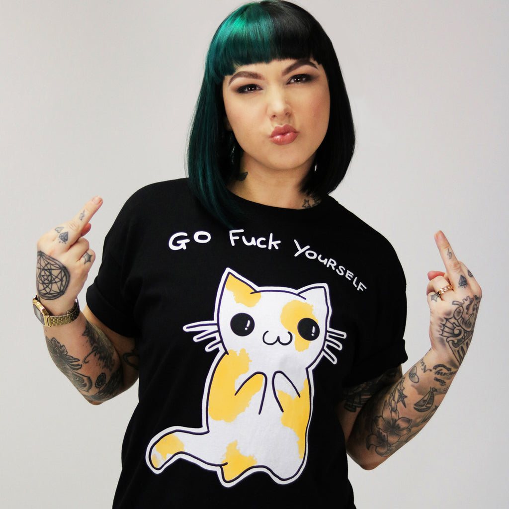 Cat 'Go F' Yourself' Unisex Tee