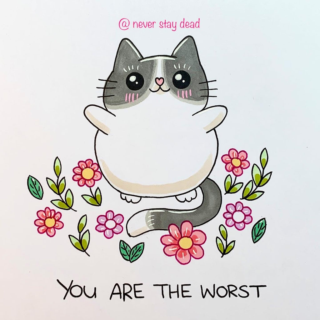Mini Original ‘You Are The Worst’ Drawing (A5)