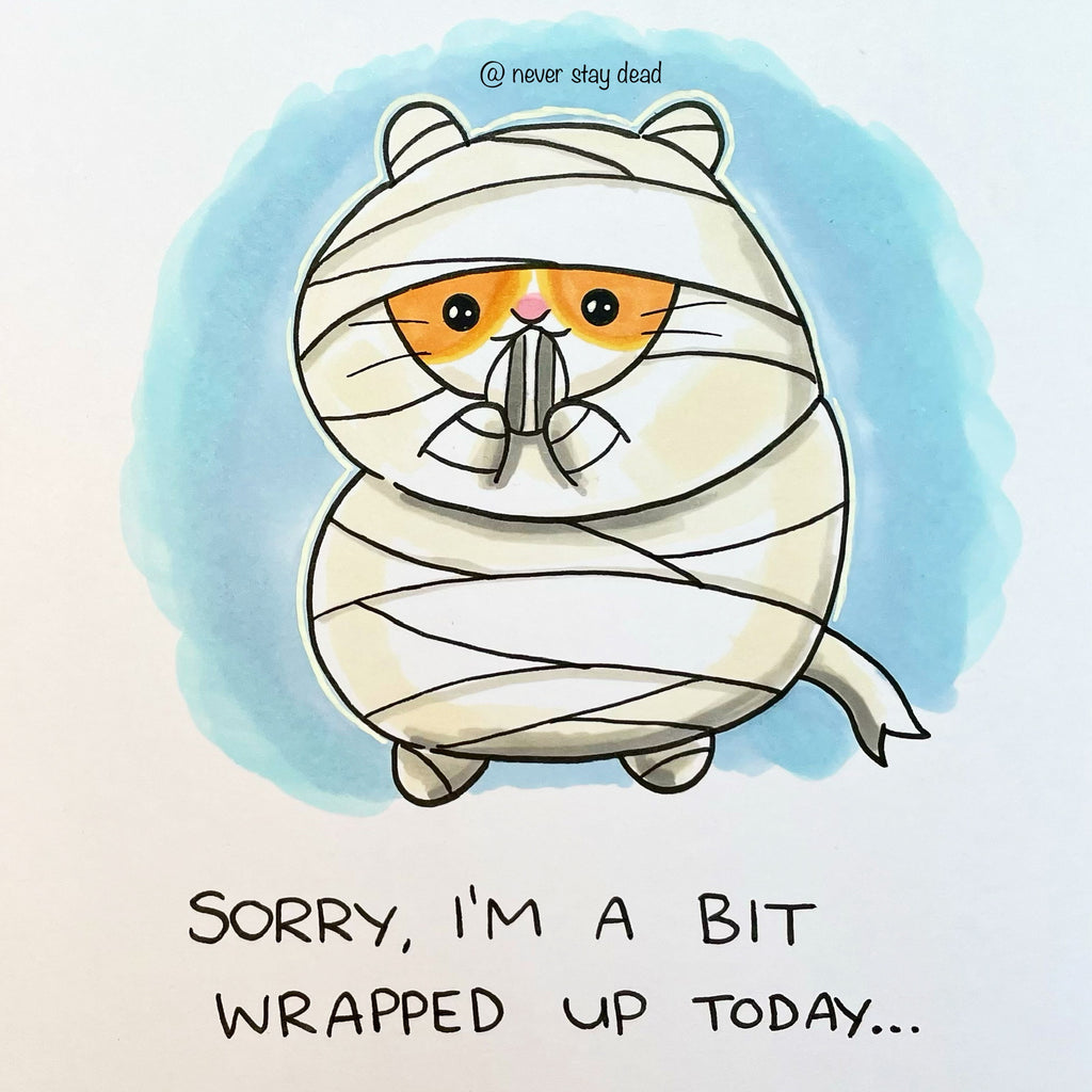 Mini Original ‘Mummy Hammy’ Drawing (A5)