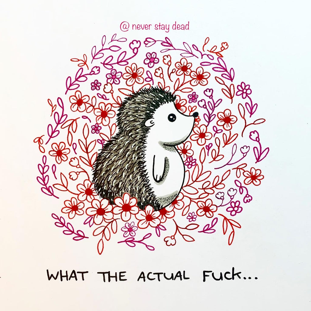 Mini Original ‘What The Actual...’ Doodle (A5)