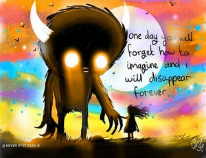 Imagination Monster Print