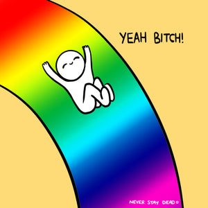 Rainbow Slide Print (8x8)