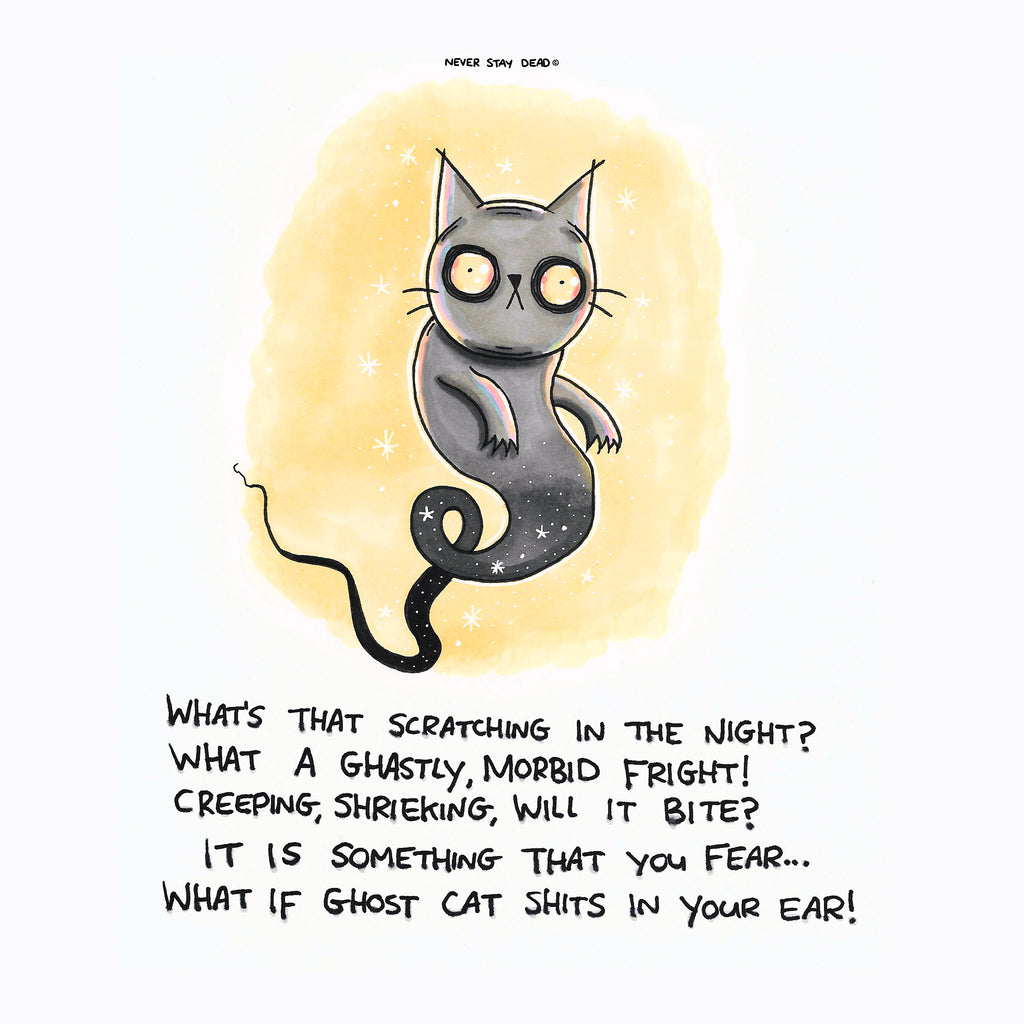 'Ghost Cat' Print