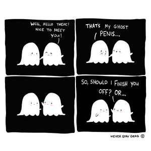'Ghosties' Print (8x8)