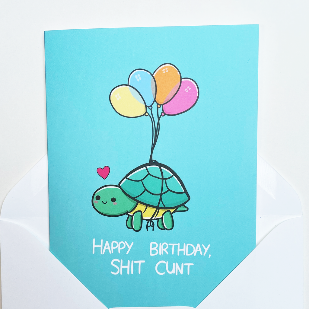 'Happy Birthday...' Turtle Card