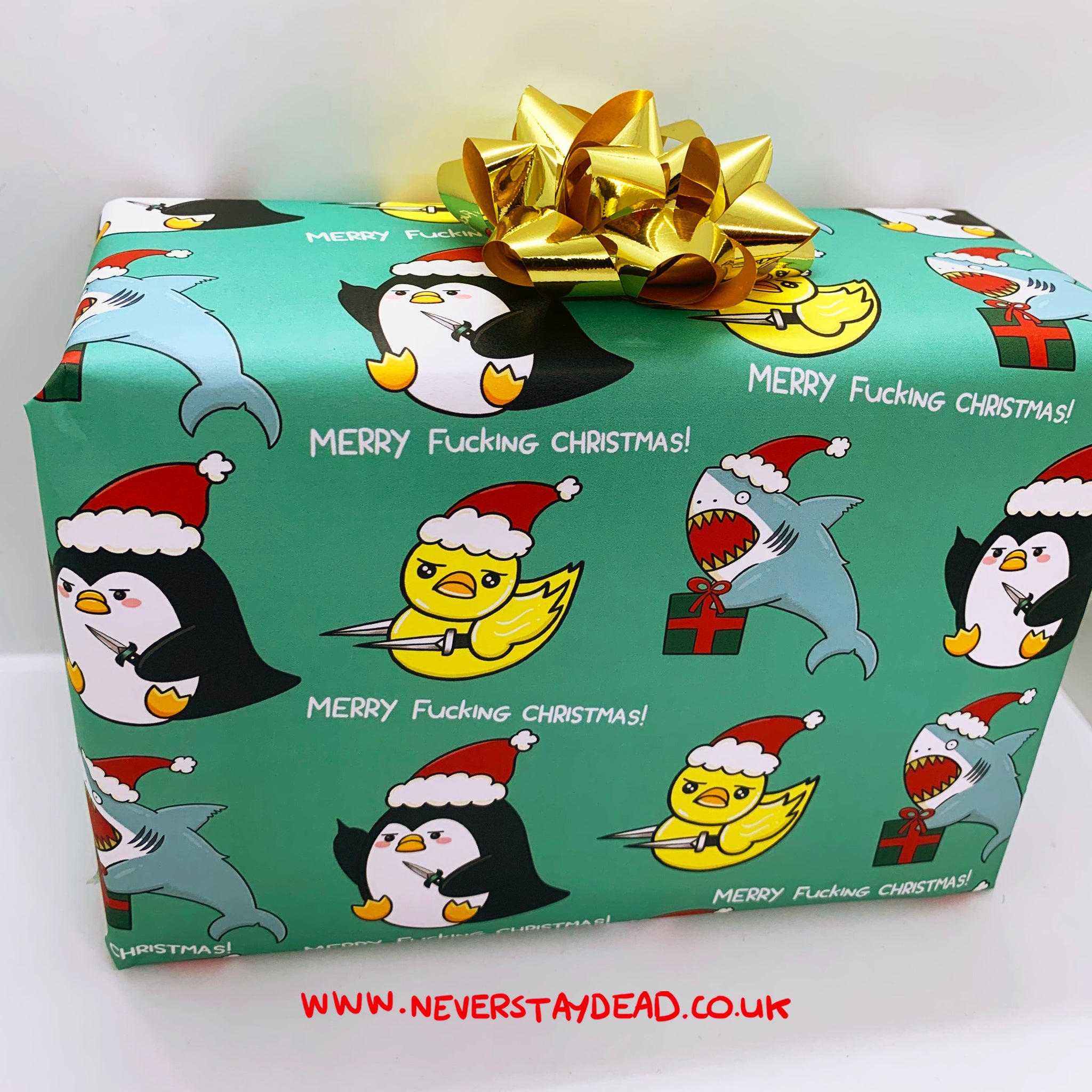 Xmas Animals Wrapping Paper (50x70cm Sheet)
