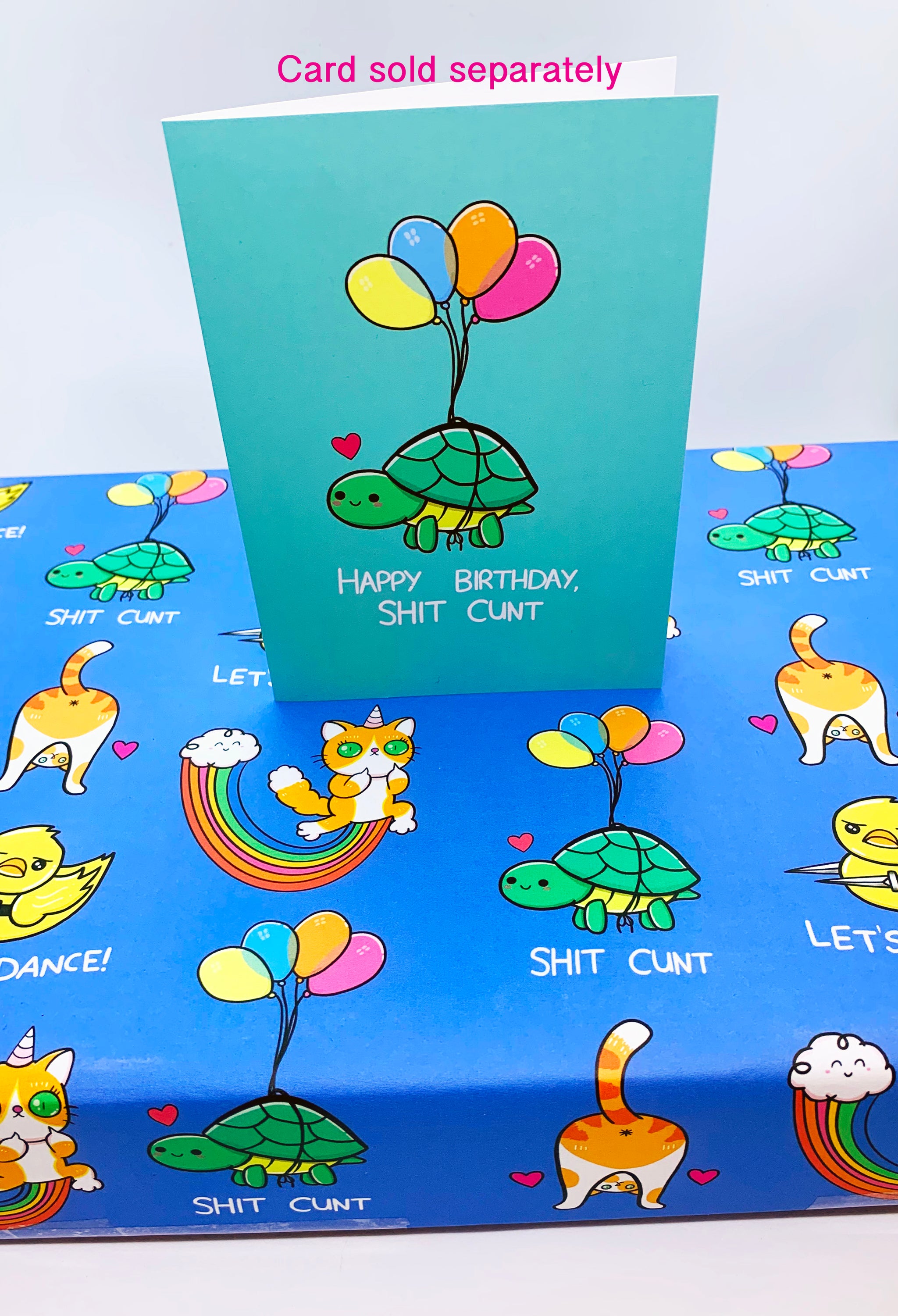 Mixed Characters Wrapping Paper (50x70cm Sheet) Never Stay Dead