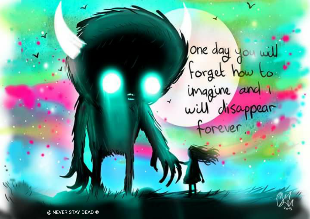Imagination Monster Print