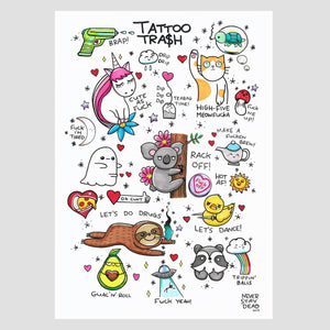 'Tattoo Trash 2' Print